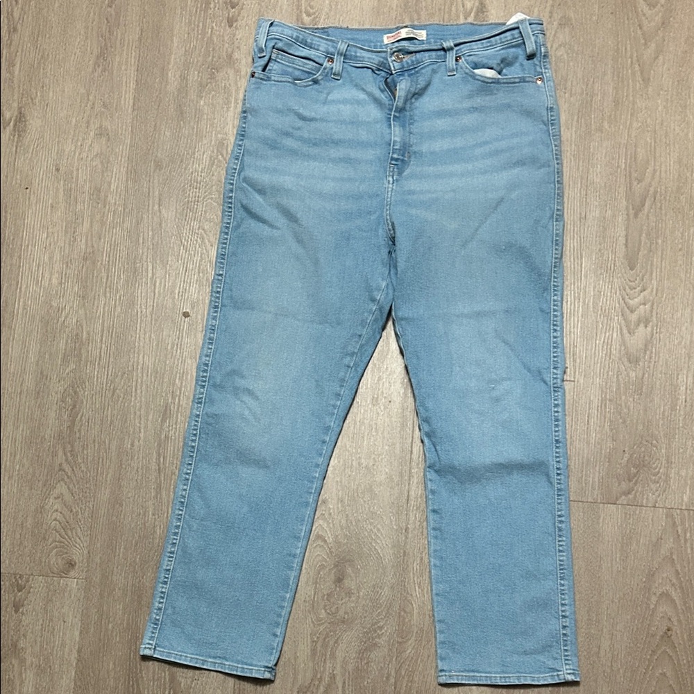Signature by Levi Strauss Sky Blue Straight Leg Jeans